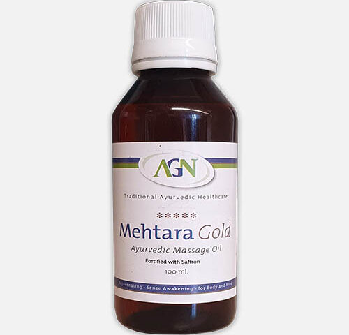 Mehtara gold massageolie